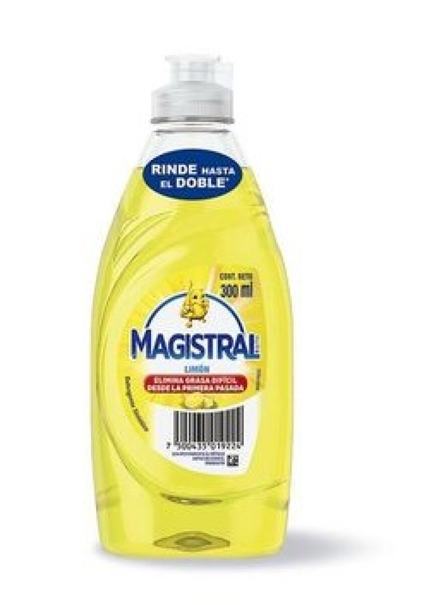 DETERGENTE LAVAVAJILLA MAGISTRAL 300 ML LIMON 