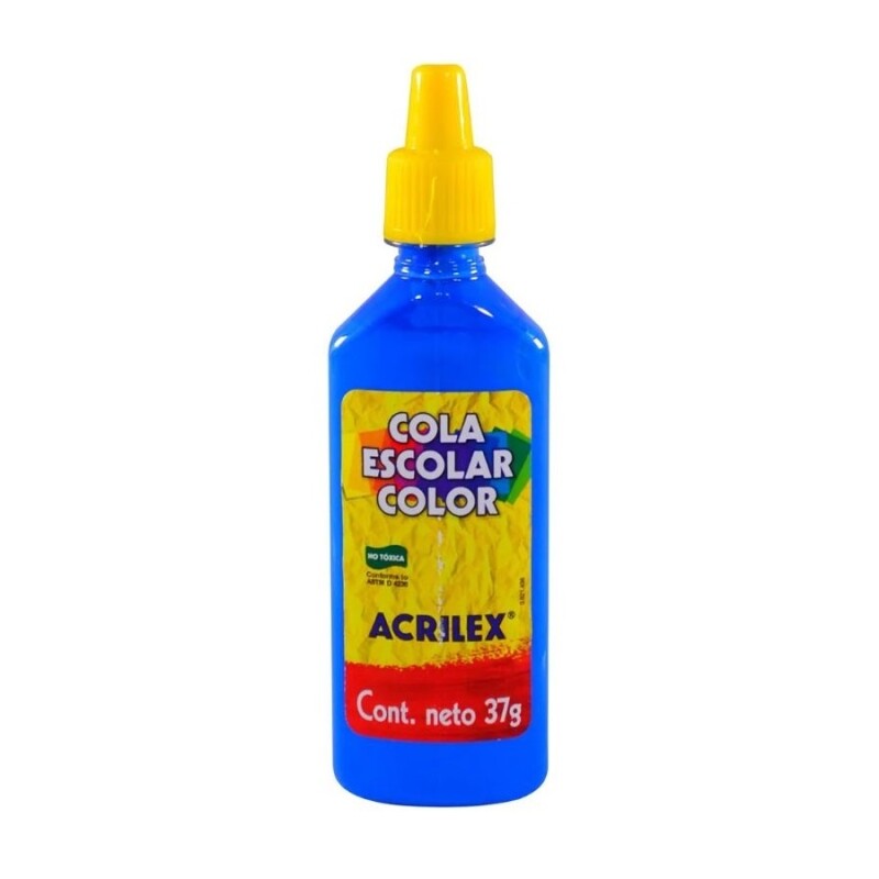 Goma Vinílica 37 G Azul Acrilex #Goma Vinílica 37 g Azul Acrilex