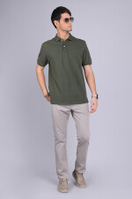 Remera con cuello Arrow OLIVA
