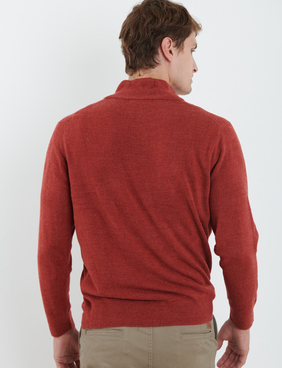470415 REMERA HARRINGTON LABEL Naraja Melange