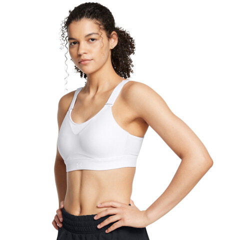 UA Infinity High 2.0 Bra-GRN WHT-101
