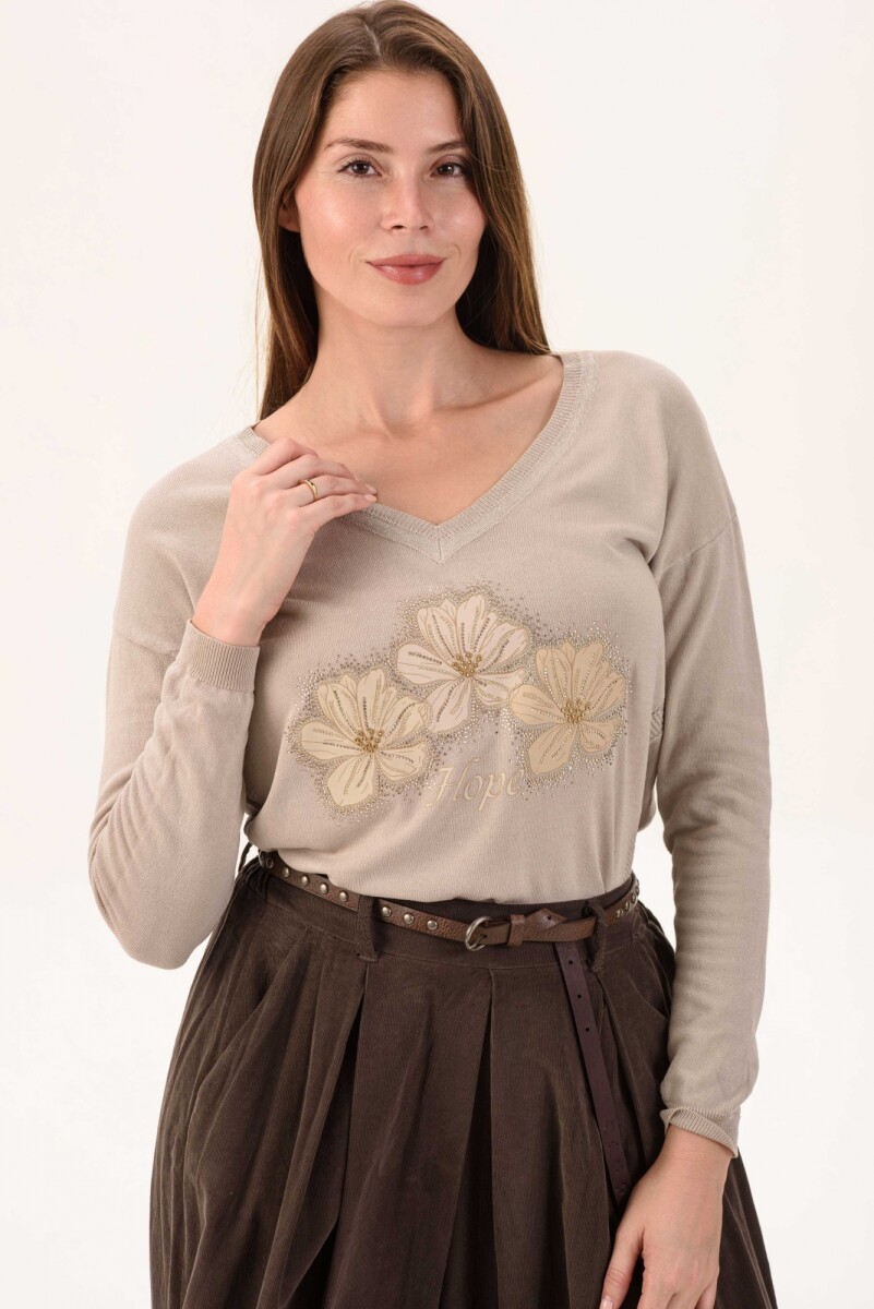 sweater bali - beige 