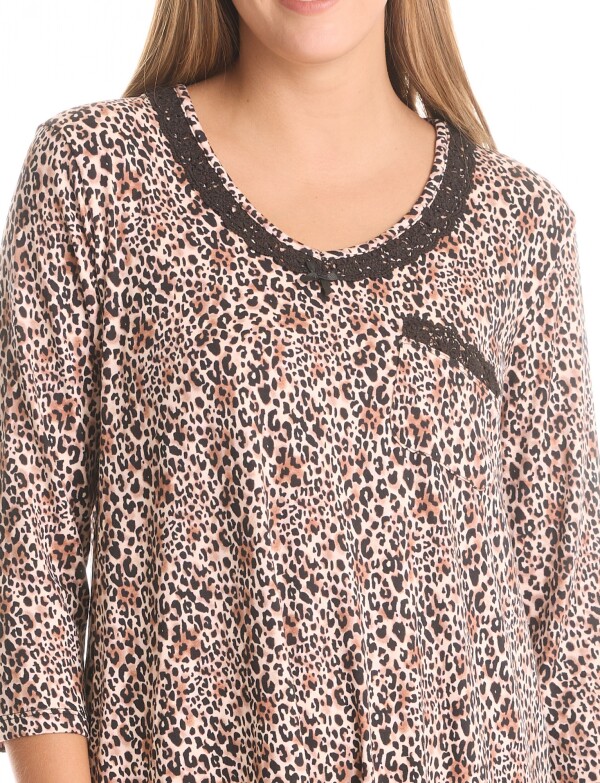 Camison Detalle Crochet TOSTADO/MULTI