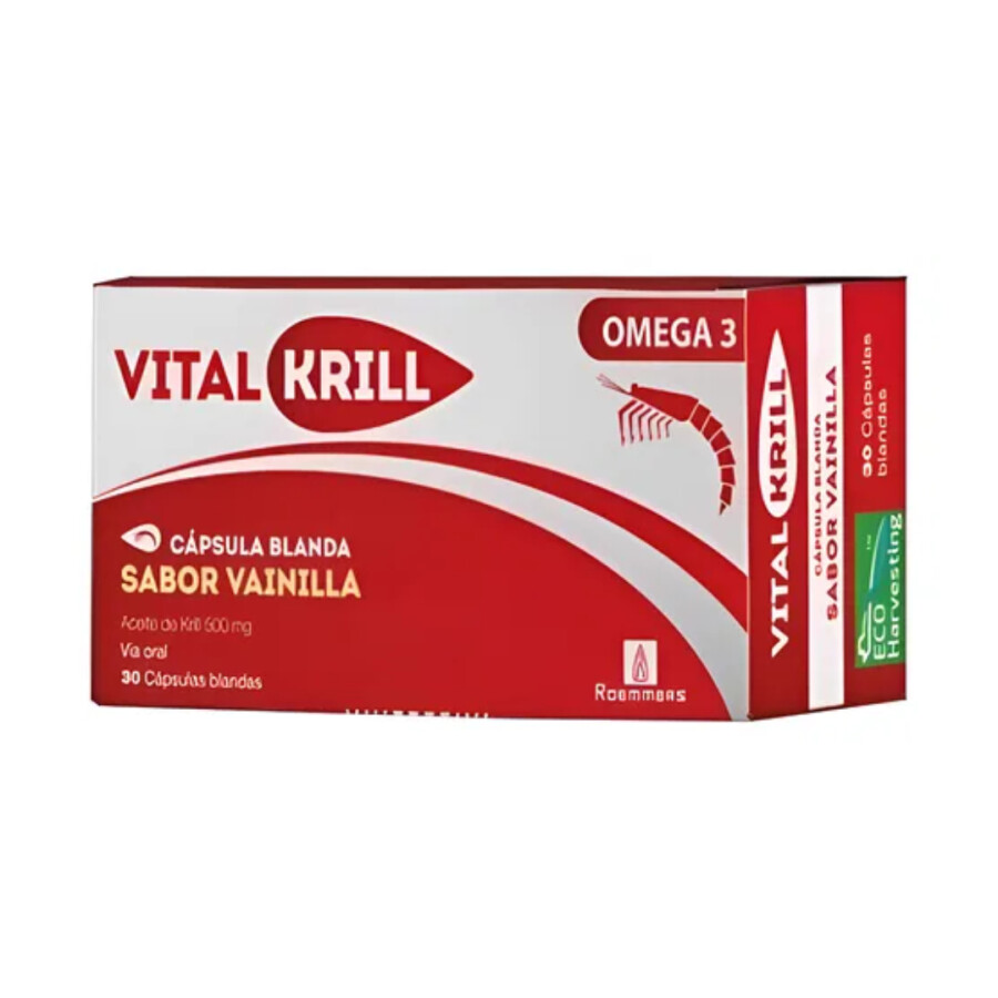 VitalKrill 500 mg 30 Cápsulas Blandas VitalKrill 500 mg 30 Cápsulas Blandas