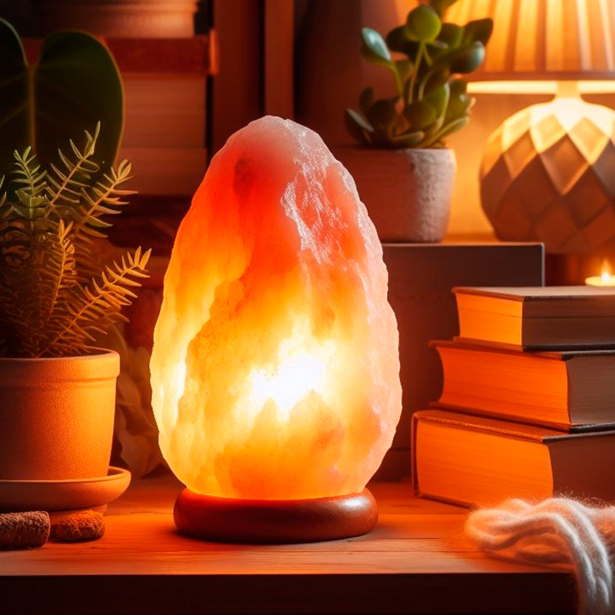 Lámpara de Sal del Himalaya Small Dimerizable de 2 a 3kg — Serlux