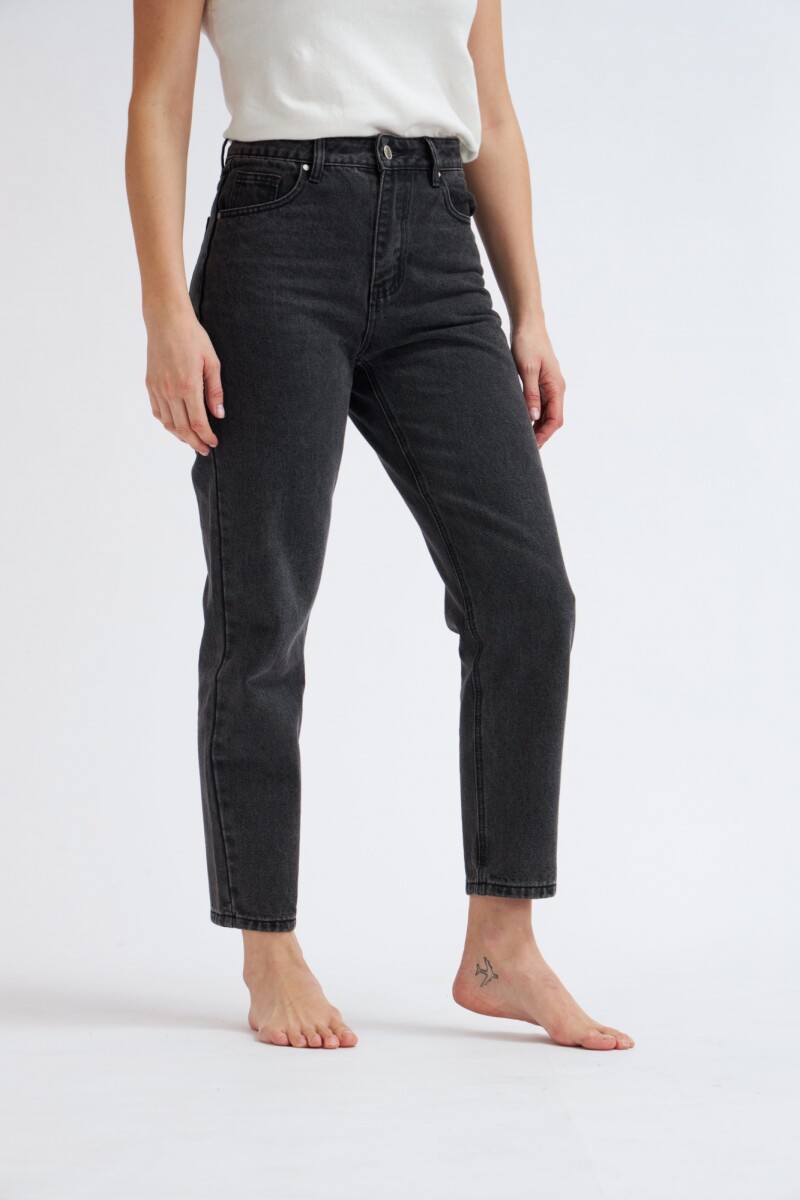 Pantalón de jean mom fit Negro