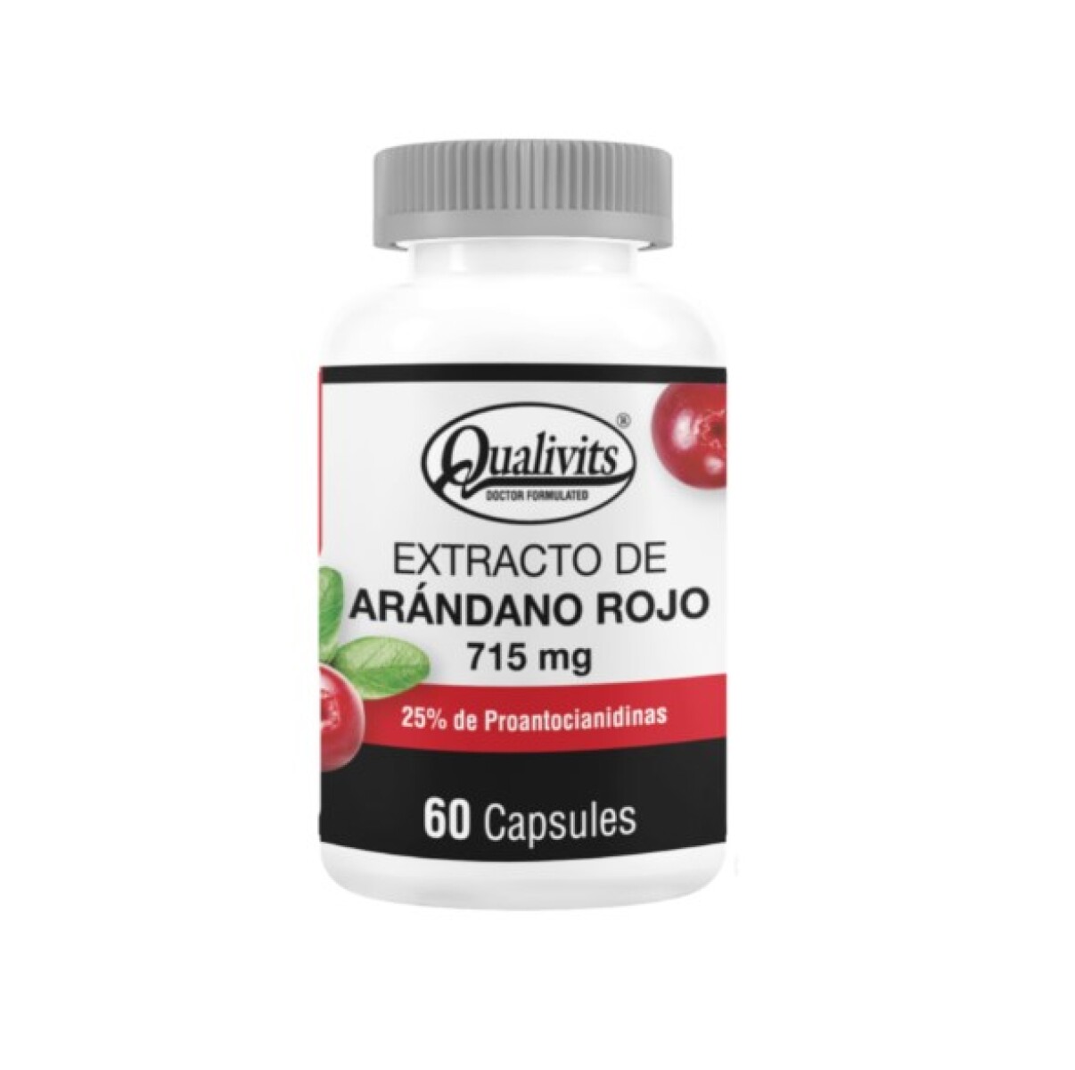 ARANDANO ROJO - QUALIVITS X 750MG X 60 CAP 