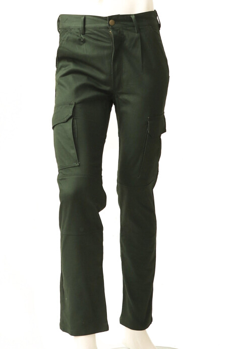 Pantalón brin cargo Verde bosque