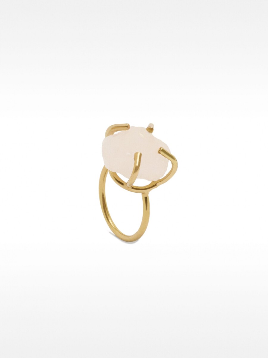 Anillo Con Piedra rosa