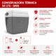 Conservadora térmica 34 lts GRIS OSCURO