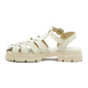 Moleca Sandalia Casual Baja Blanco