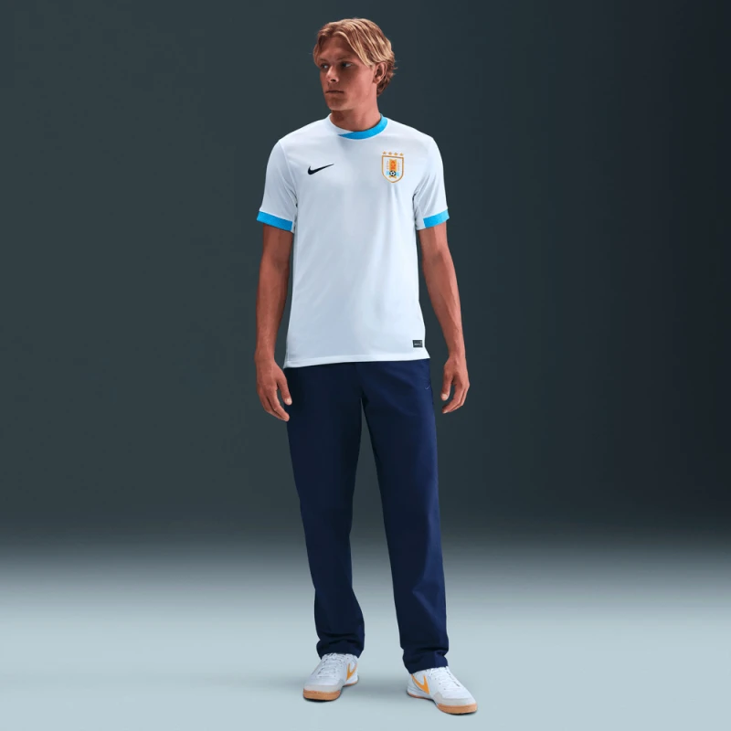 Remera Uruguay 2024/25 Stadium Camiseta Alternativa de Hombre Blanco