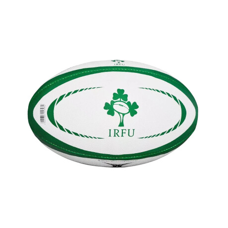PELOTA RUGBY IRFU White & Green