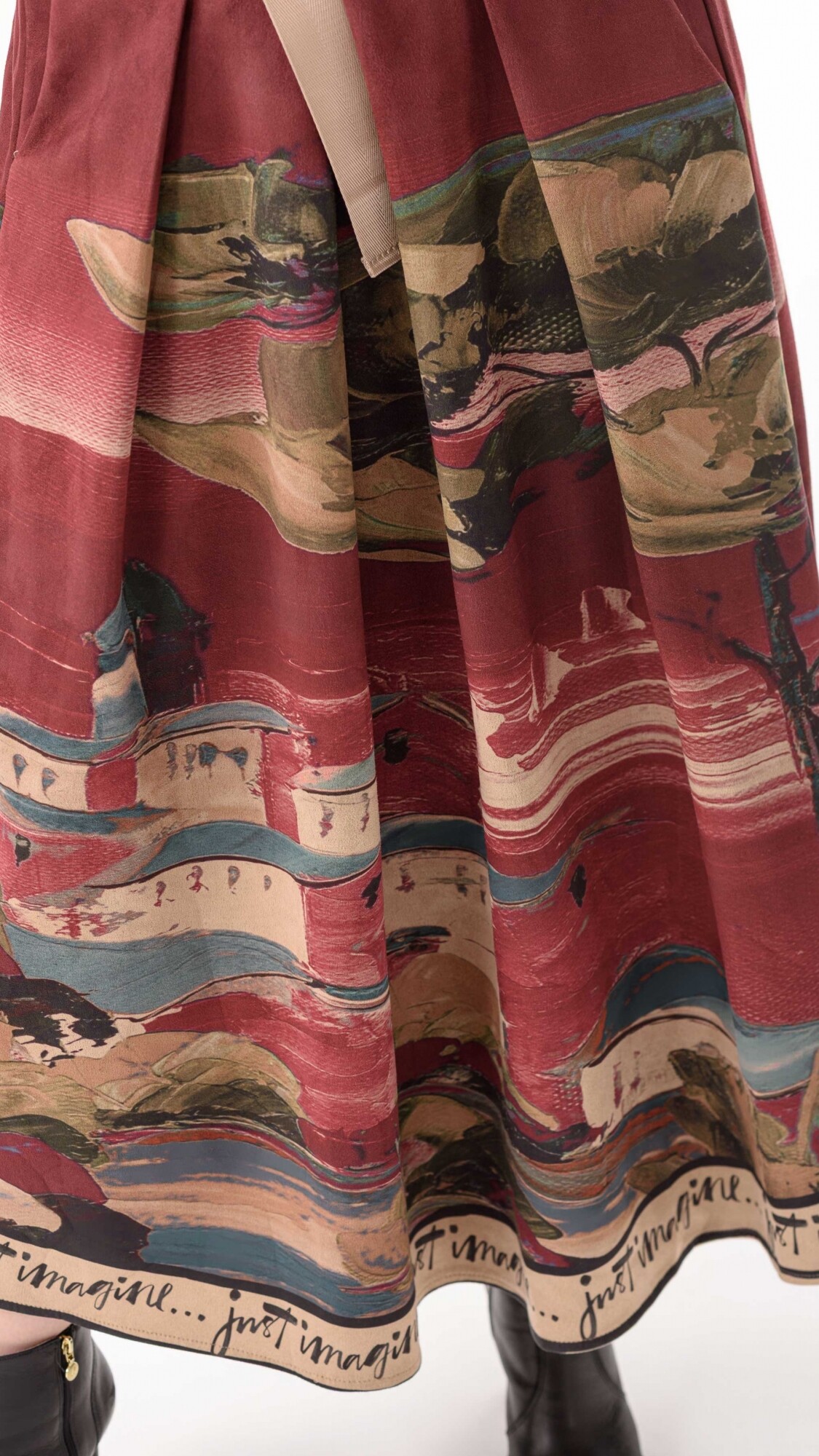 Falda Essence Bordó