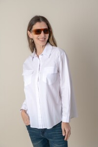 CAMISA MIEL Blanco