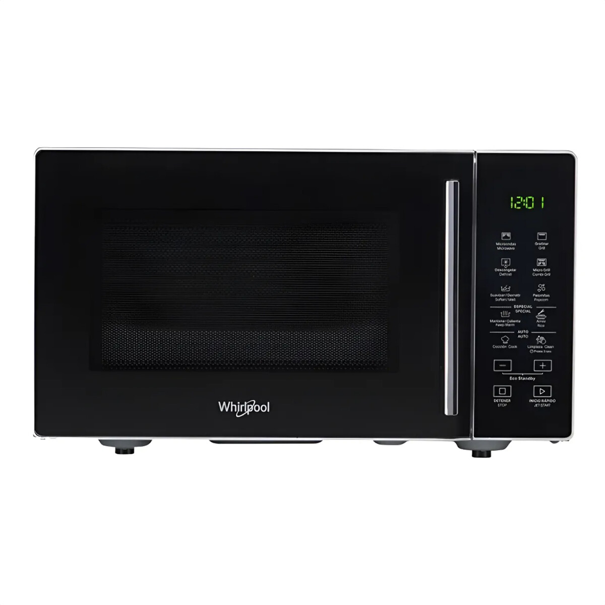 Microondas Whirlpool 25l Grill Digital Wmg25szim - MICROONDAS WHIRLPOOL 25L WMG25SZIM 