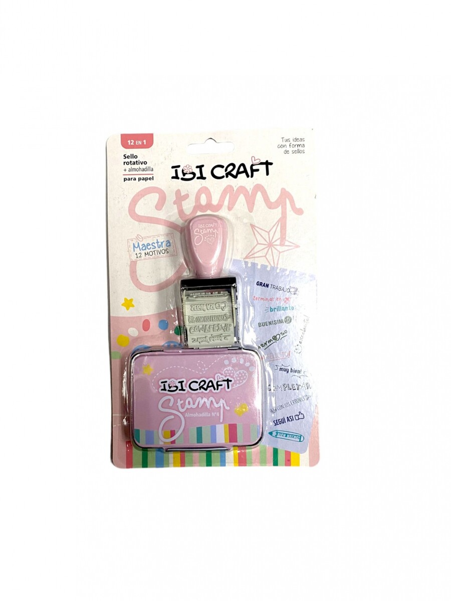 Sello Rotativo Ibi Craft - Maestra 