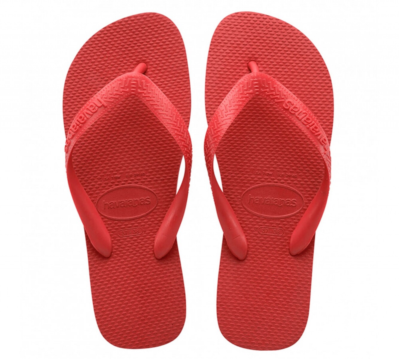 CHINELA T43-44 TOP ROJO RUBI UNISEX HAVAIANAS 