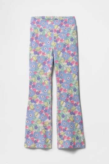 Calza Flare Niña Floral Print
