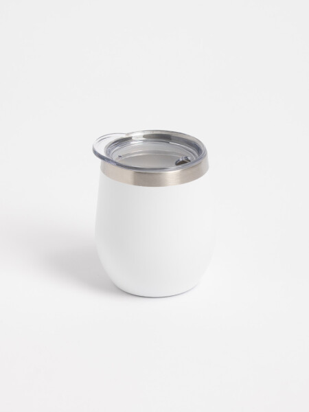 Mate acero inoxidable Blanco