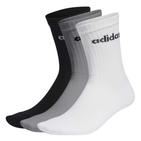 Medias Linear Media larga Cushioned 3-Pack Unisex Gris