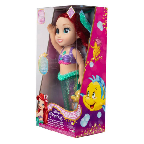 Muñeca Disney Princess Ariel Brilla y Canta Bajo el Mar