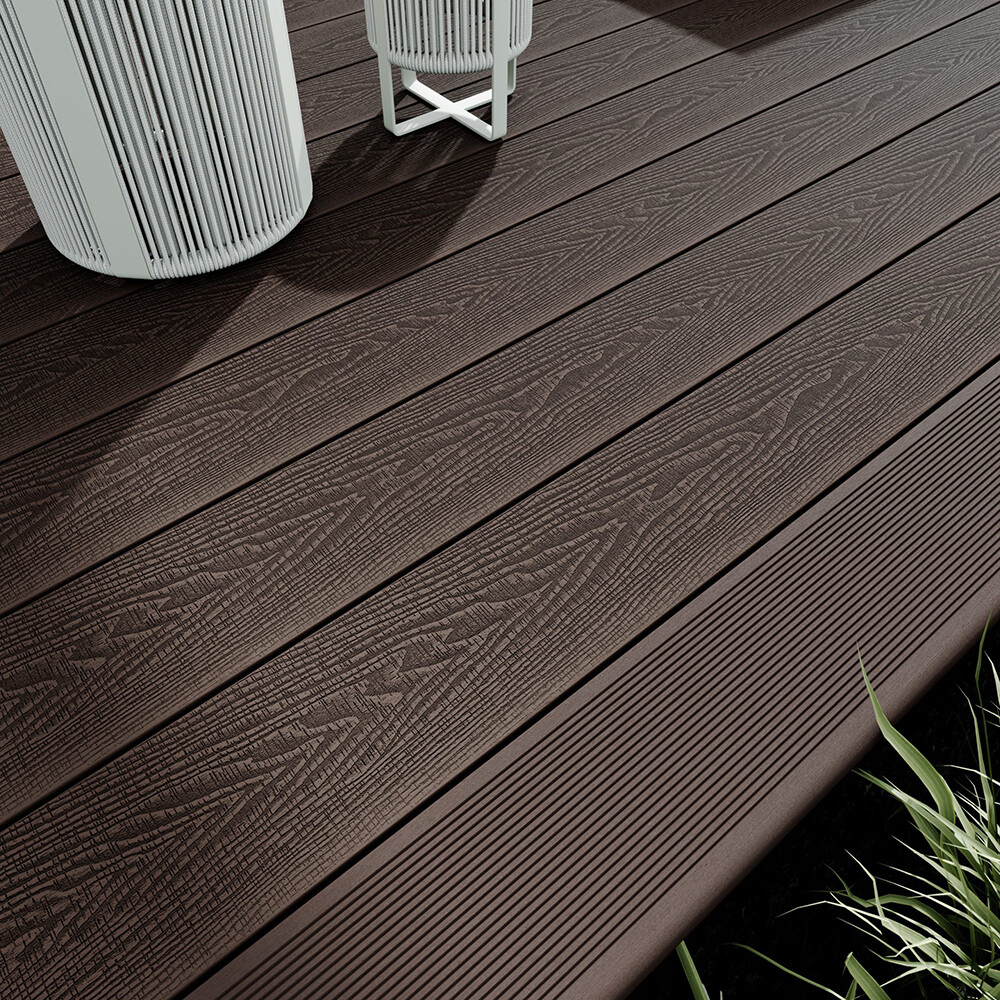 DECK WPC TEXTURADO LIGHT COFFE Deck Wpc Texturado Light Coffe