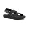 Sandalia Country Mujer Cuero Negro