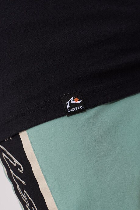T-SHIRT EXAVI RUSTY Negro