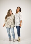 Camisa broderie bordada Blanca