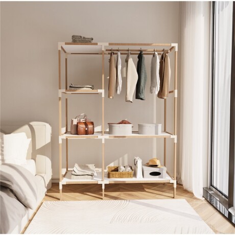 Organizador Perchero 623010 3 Niveles 155X47X111Cms Ub BEIGE