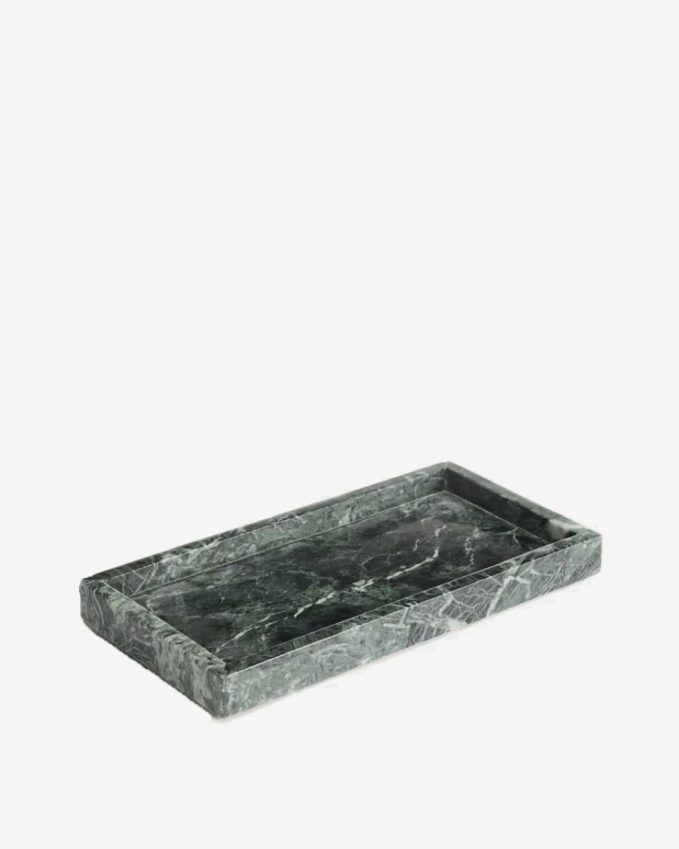 Bandeja Serela de mármol - verde 35 x 18 cm 