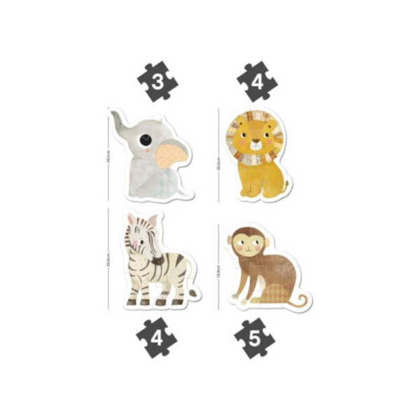 Puzzle progresivo mi primer Sabana - Apli Única