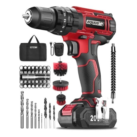 Taladro Atornillador Inalámbrico Equus con Percutor 20V 001