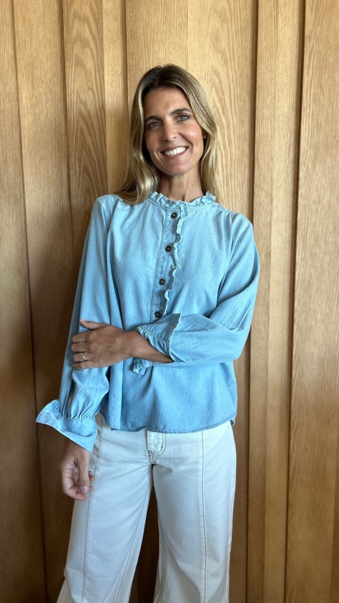Blusa Sur - Denim Celeste 