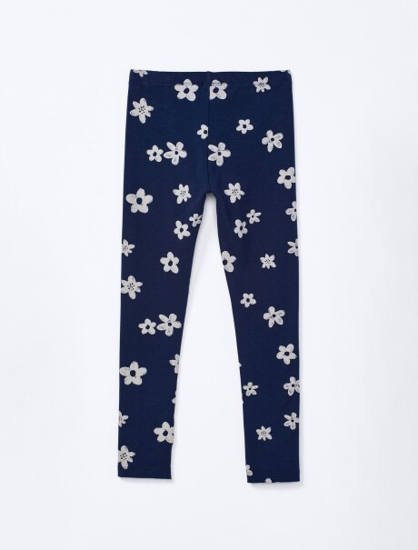 CALZA INFANTIL ESTAMPADA AZUL