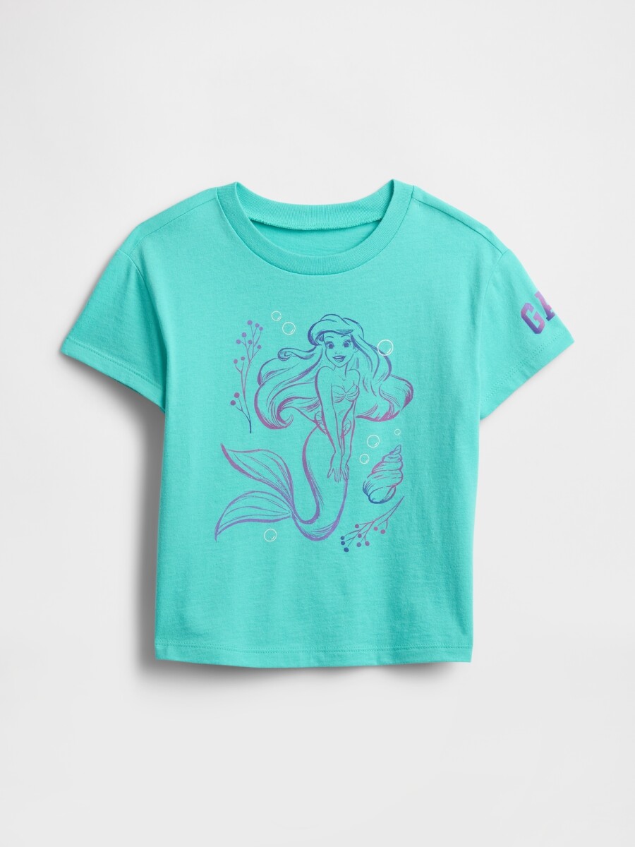 Remera Disney Toddler Niña - Water Garden Green 