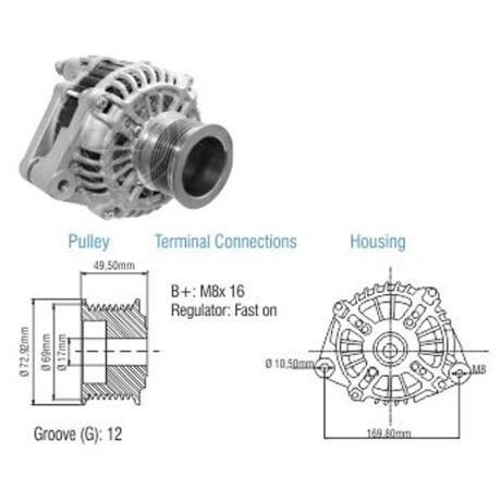 ALTERNADOR - S/BOSCH IVECO STRALIS-FORD CARGO 24V 90A ZM ALTERNADOR - S/BOSCH IVECO STRALIS-FORD CARGO 24V 90A ZM