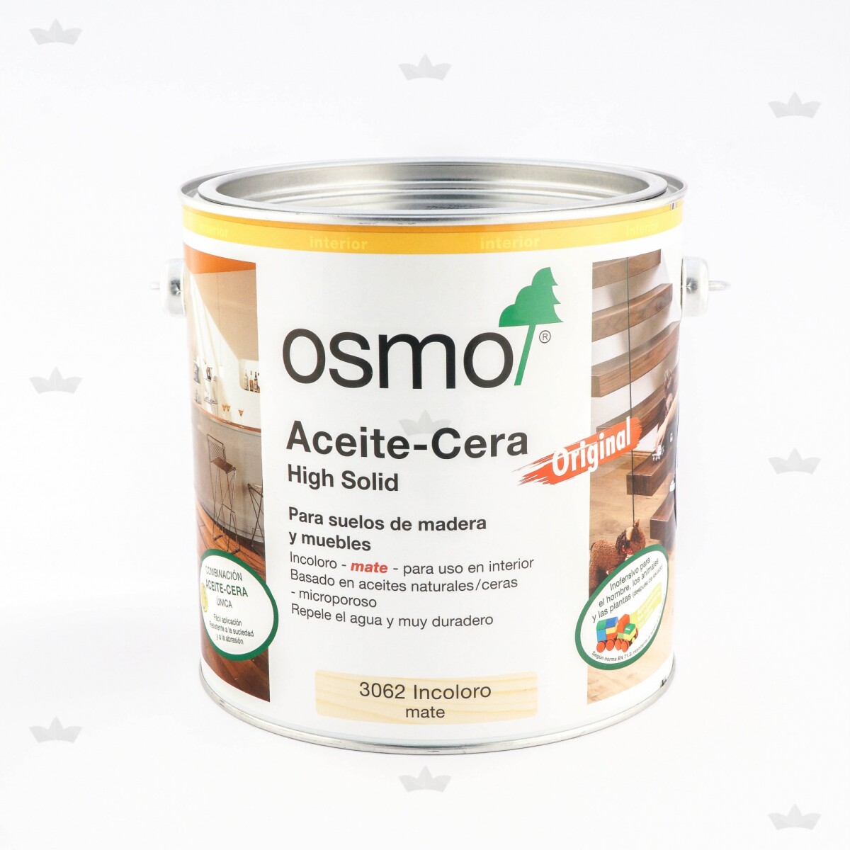 OSMO 3062 ACEITE-CERA ORIGINAL MATE 2.5 LT. 