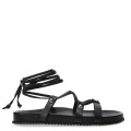Sandalias de Mujer Miss Carol con Tiras al Tobillo Negro