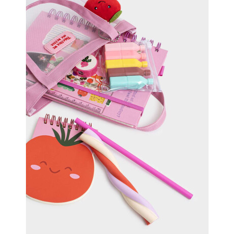 Librería Sets Mesh Rosa Claro