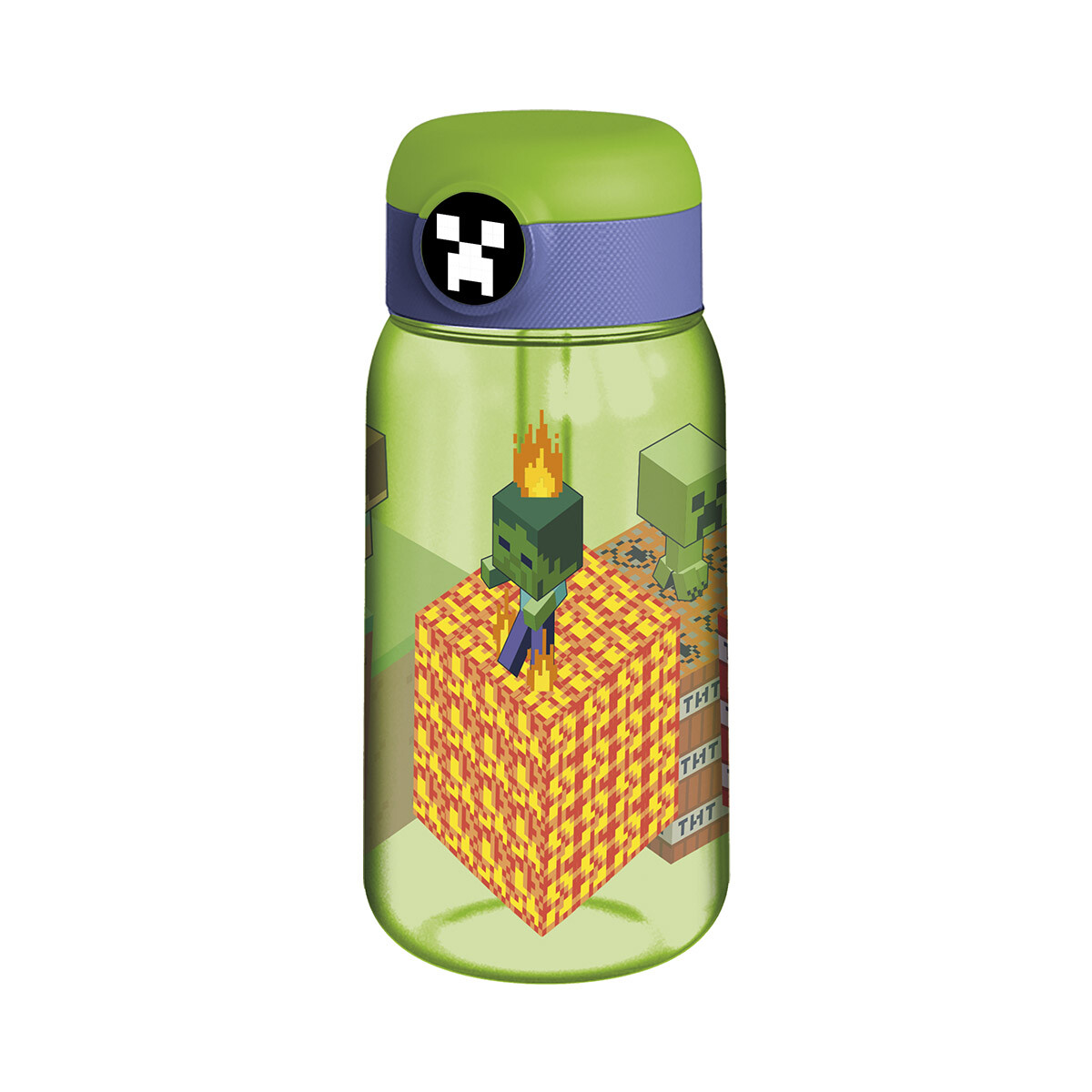 Botella Plástica Cantimplora Minecraft 510 ml 