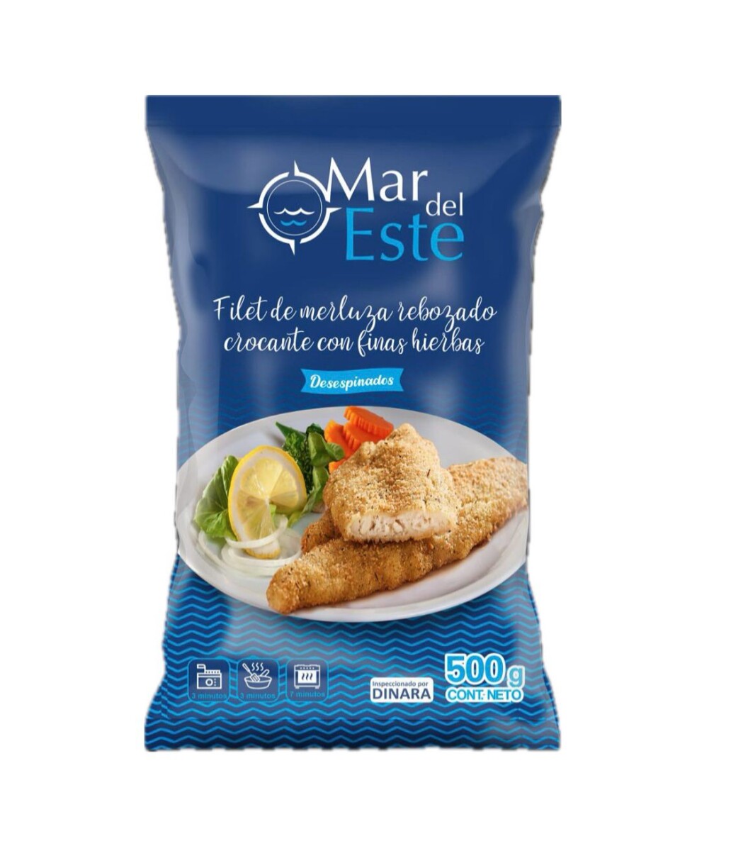 Filet de Merluza Finas Hierbas Mar del Este 500Grs 
