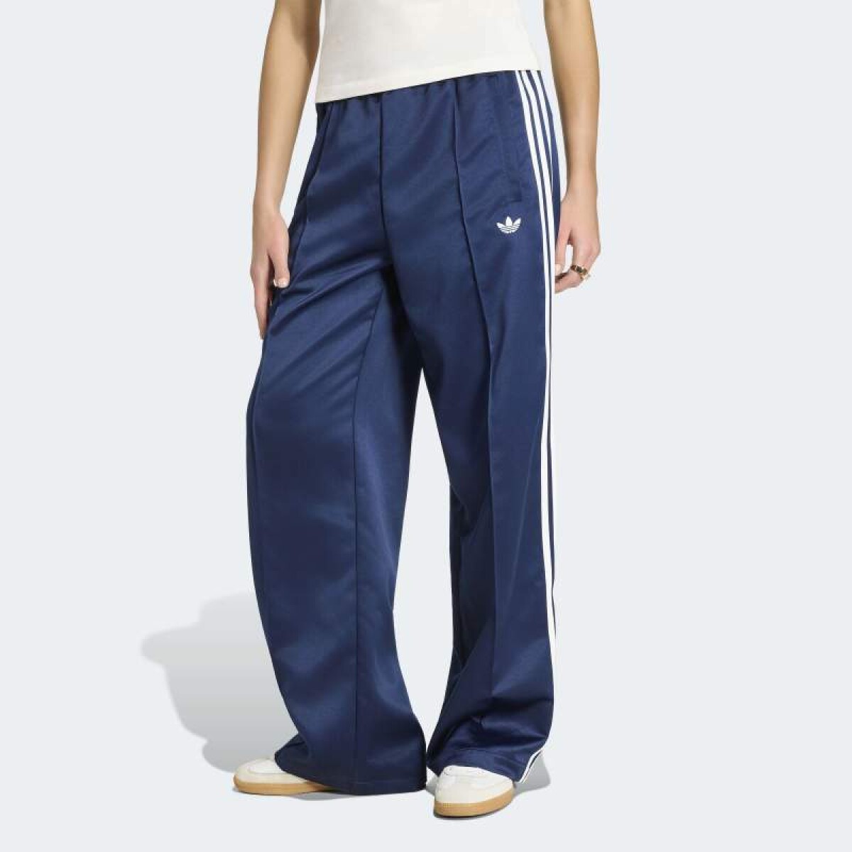 Pantalón Adidas Deportivo Satén SST - Azul 