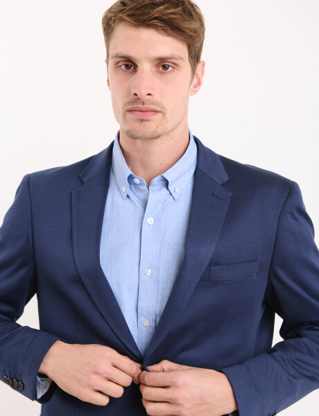 110605 SACO HARRINGTON LABEL Azul Oscuro