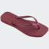 Ojotas Havaianas Slim Square Logo Metallic Rojo