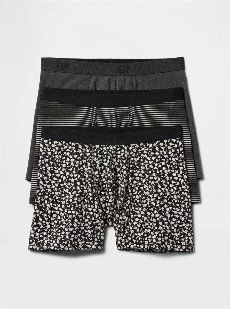 Boxer Pack X3 Hombre - Moonless Night 