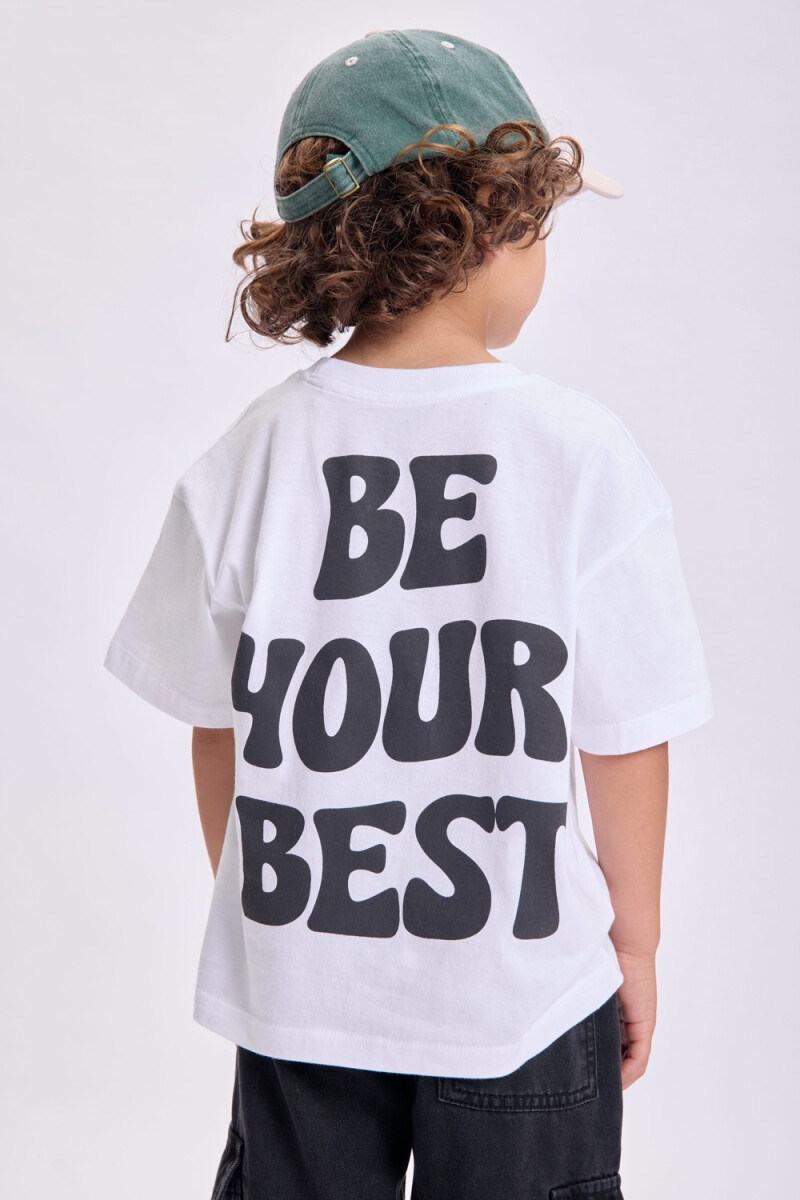 Remera estampa All Is Well Blanco
