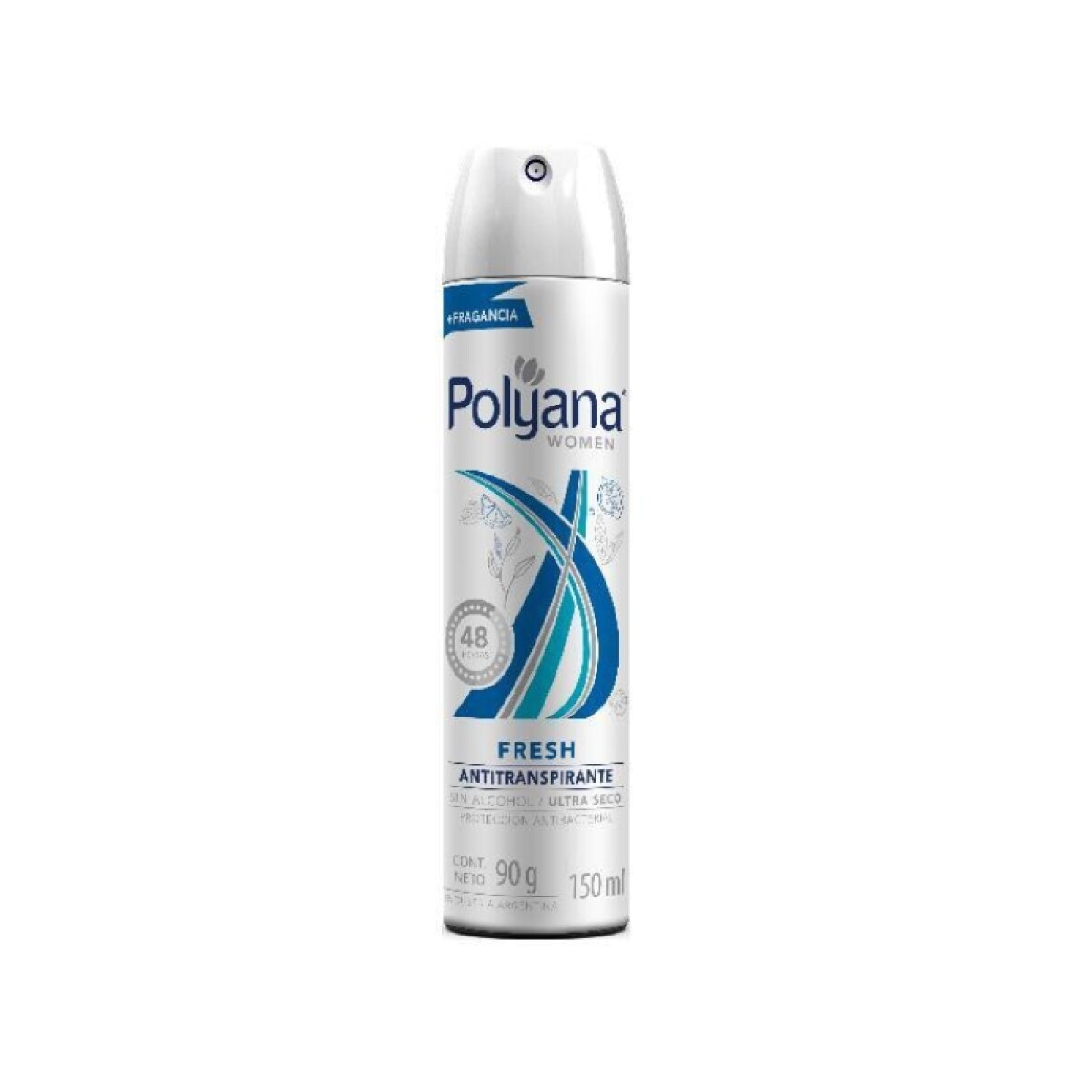 Polyana Antitranspirante aerosol 172 ml - Fresh woman 