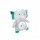 Peluche Musical Baby Doll 0-12M Ruido Blanco Luces Lavable Verde